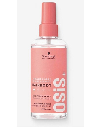 Schwarzkopf Osis+ Hairbody - Спрей для укладки с ухаживающими компонентами 200  мл - hairs-russia.ru